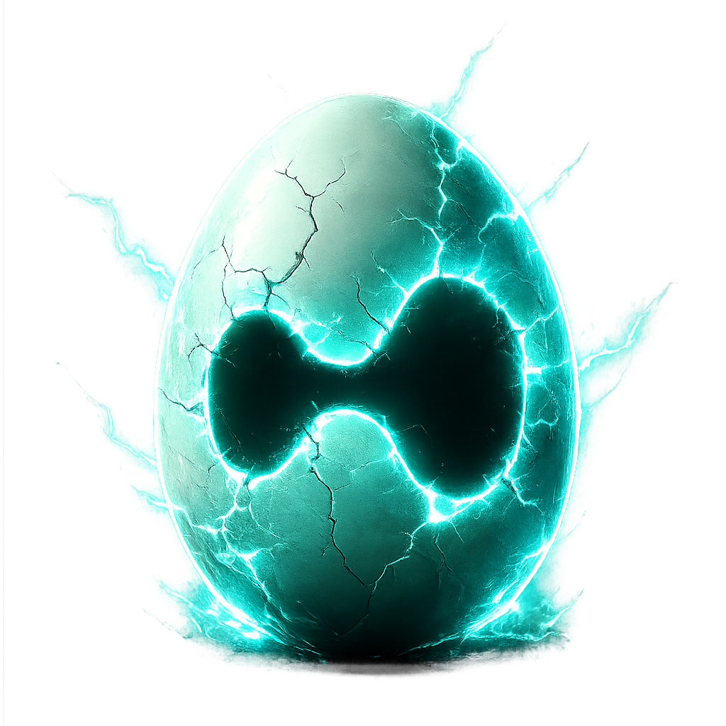 HyperEgg — glowing electric egg